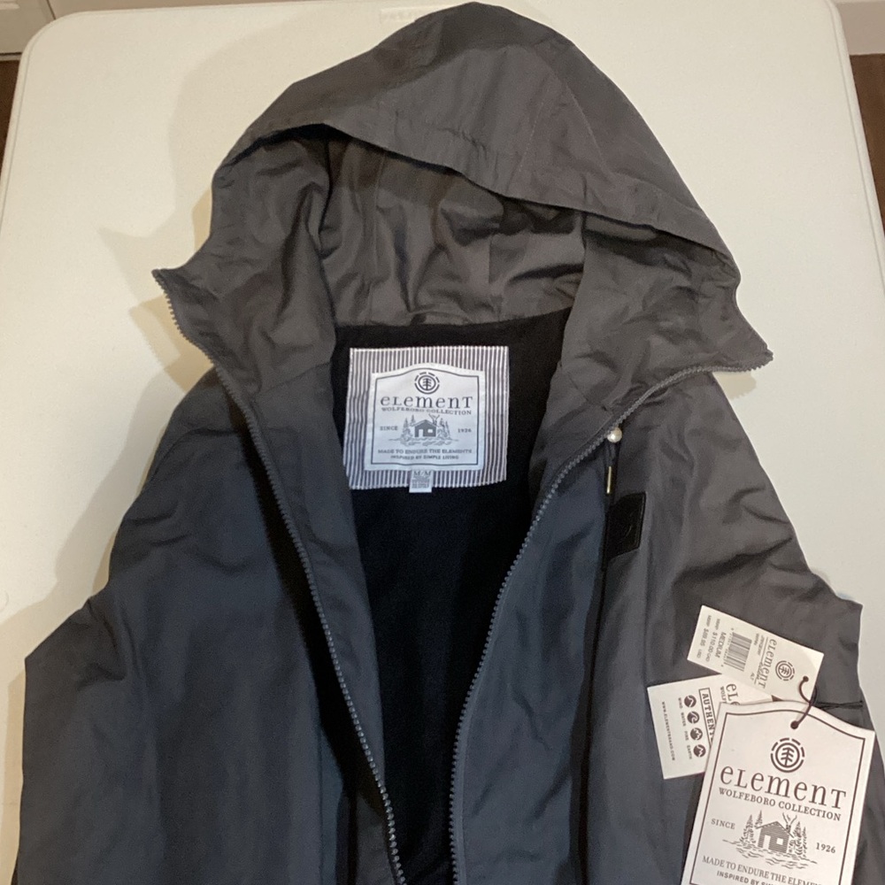 Element Men's Charcoal Windbreaker Jacket